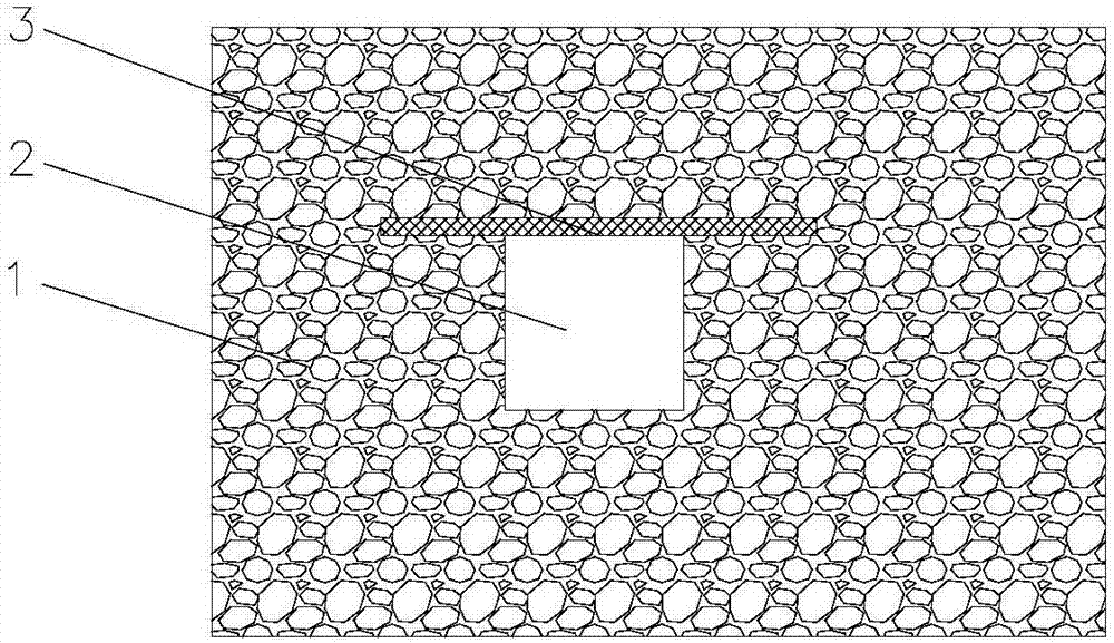 3D printed wall body with hollow or spanning structure and machining method for 3D printed wall body