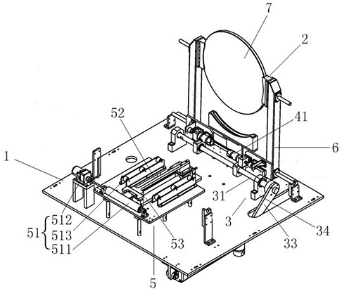 Ceramic disc flip transport device