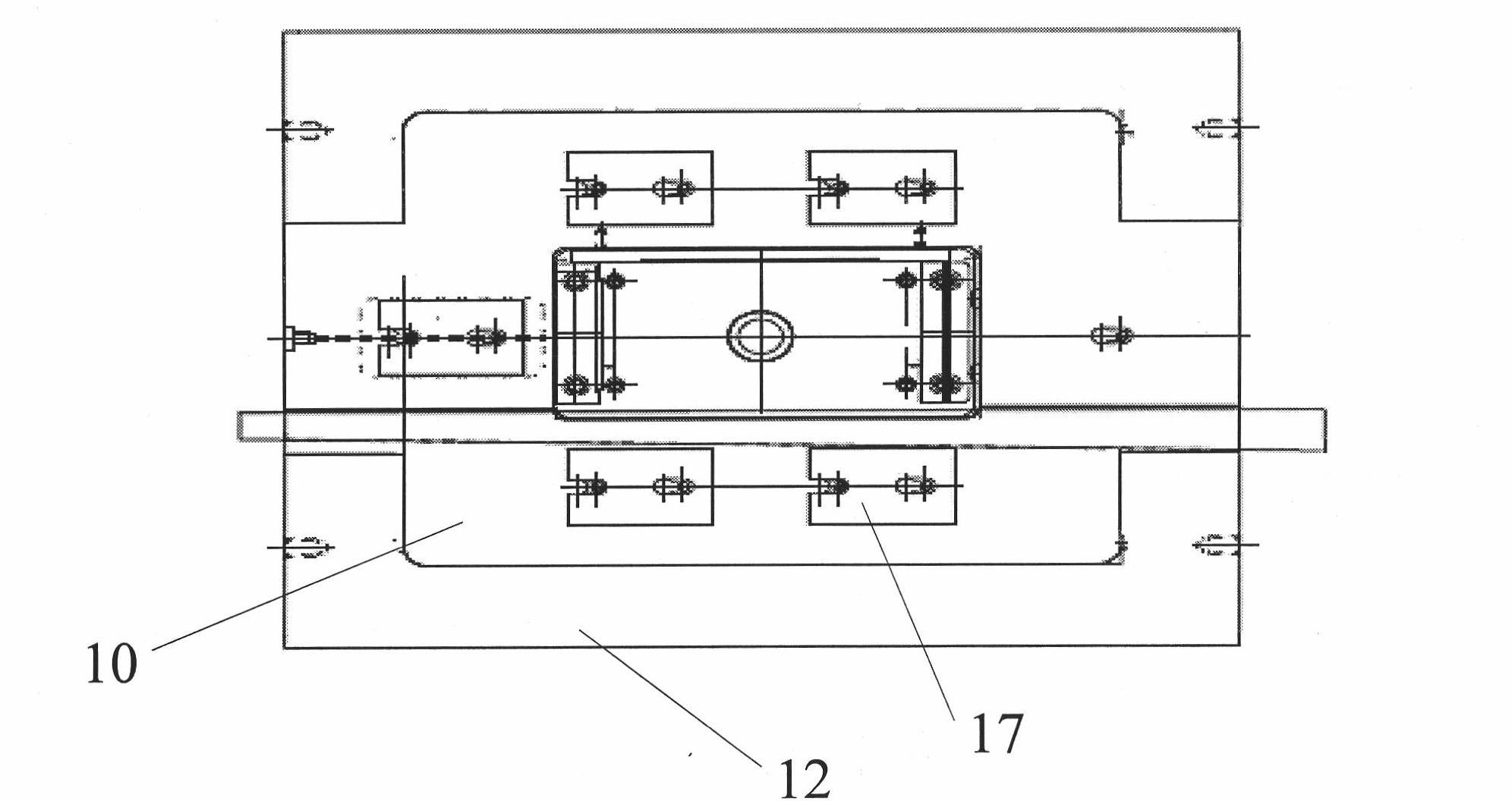 Precision forging method of titanium alloy blade