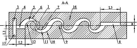 S-type passive micro-mixer