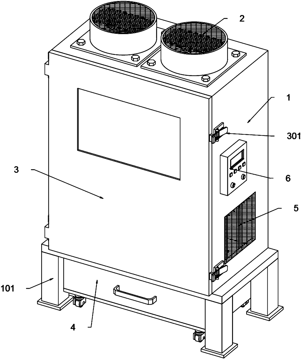 Clinical medical instrument drying cabinet