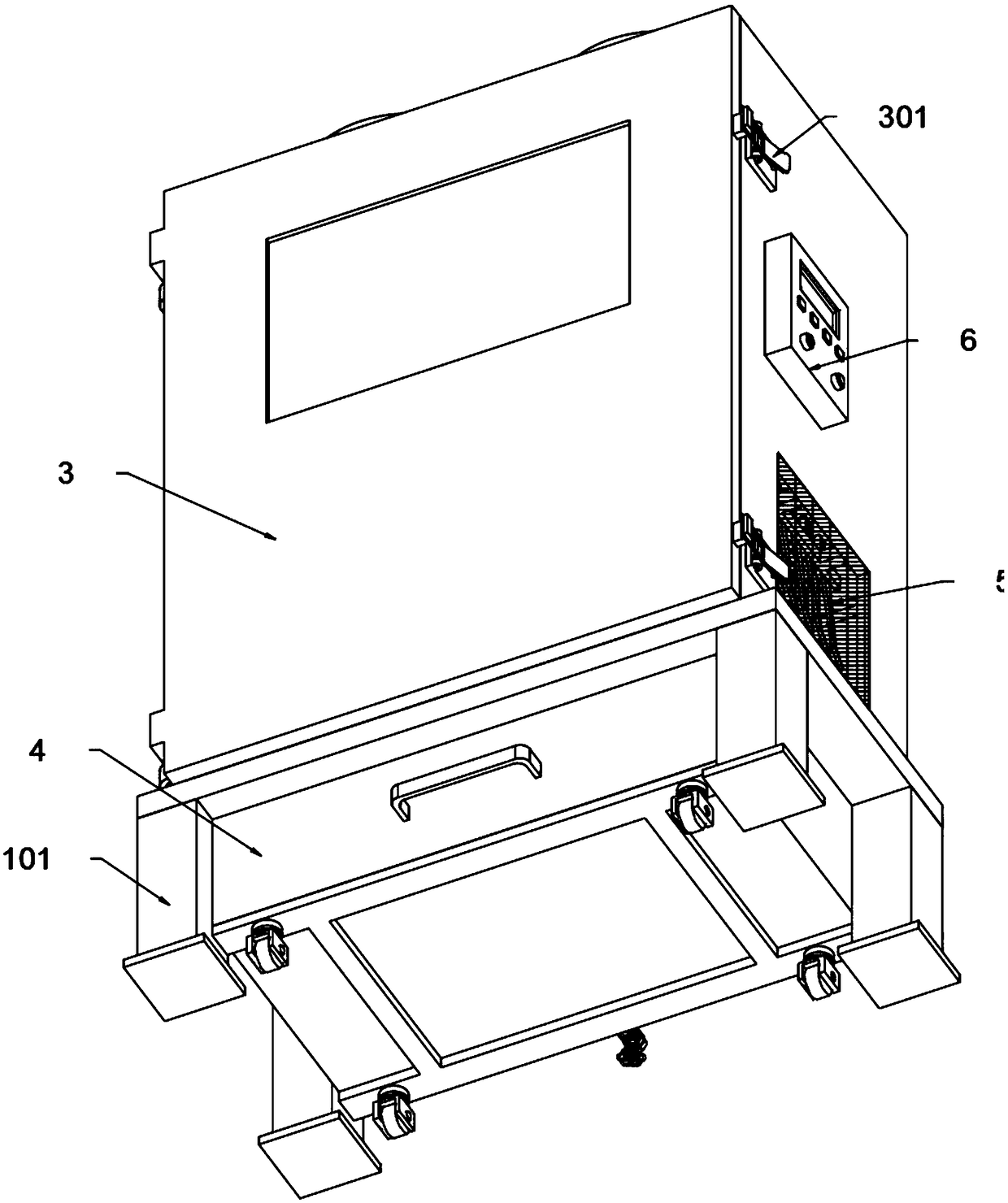 Clinical medical instrument drying cabinet