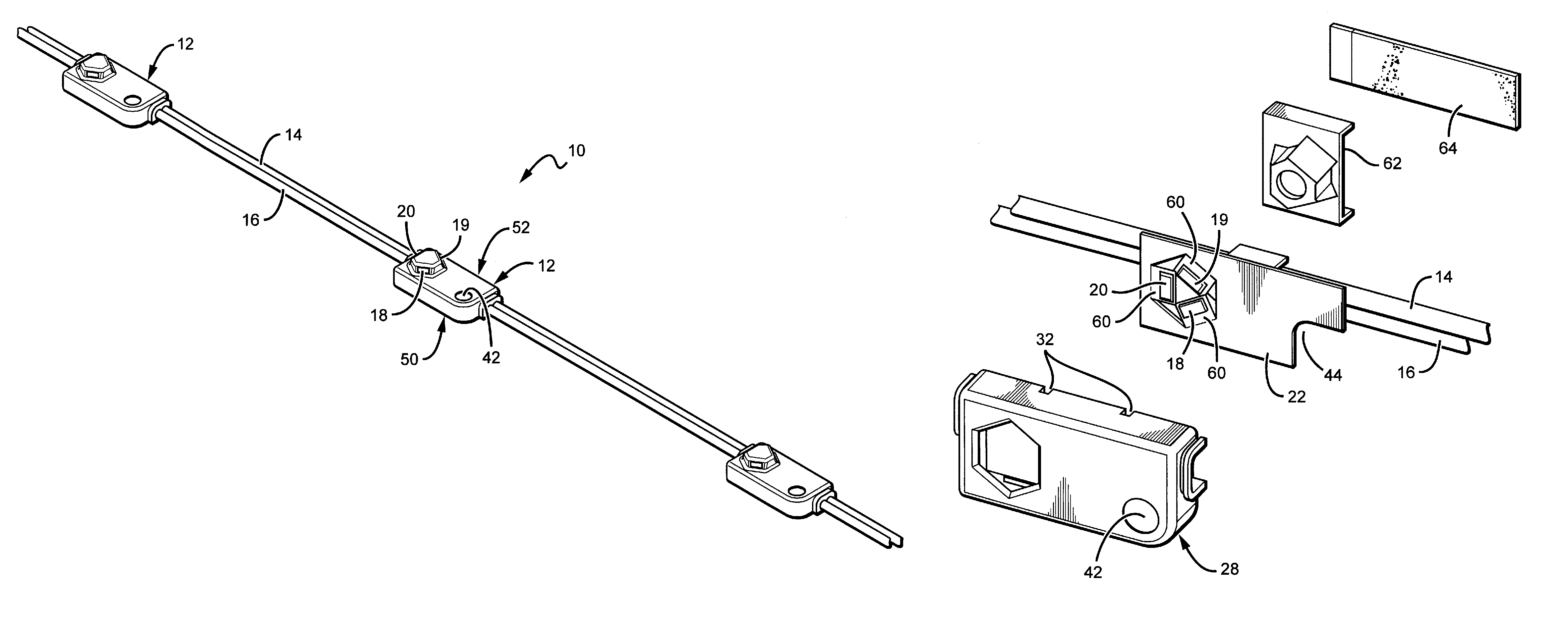 Angled emitter channel letter lighting