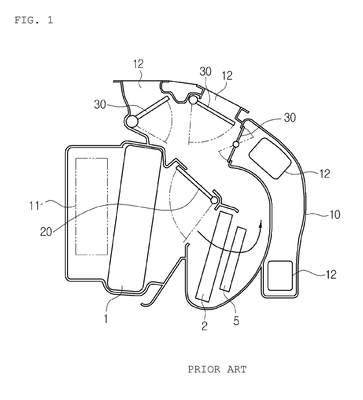 PTC heater for vehicle