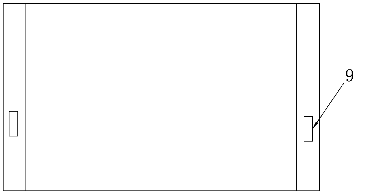 Movable and radiation-proof placing frame