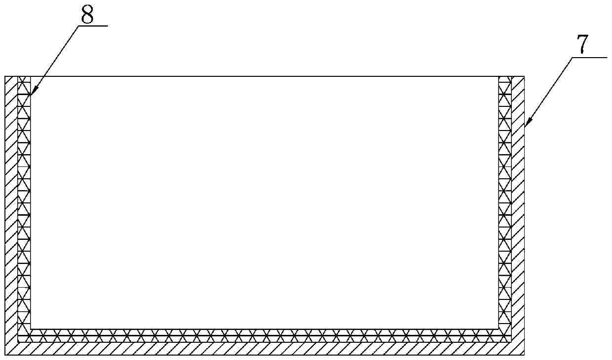 Movable and radiation-proof placing frame