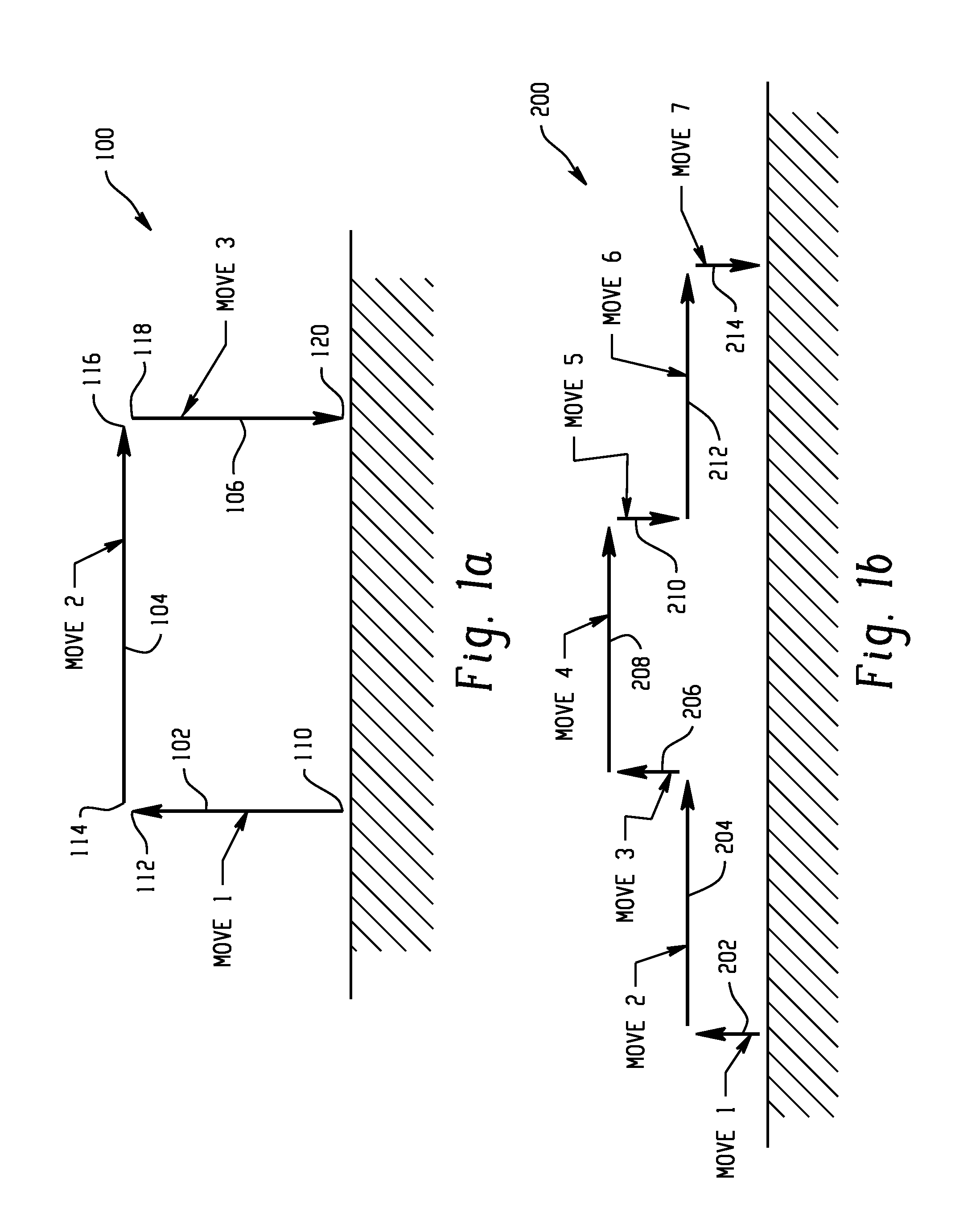 Blending algorithm for trajectory planning