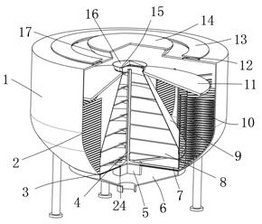 Taro powder making device