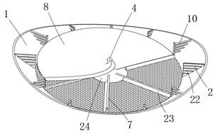 Taro powder making device