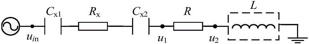 Capacitor coupling noncontact conductance measurement device and method