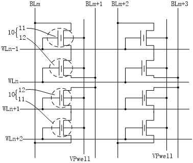 Data reading method of non-volatile memory array with pairing structure