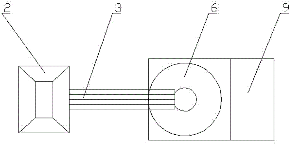 Disc type sword bean sheller