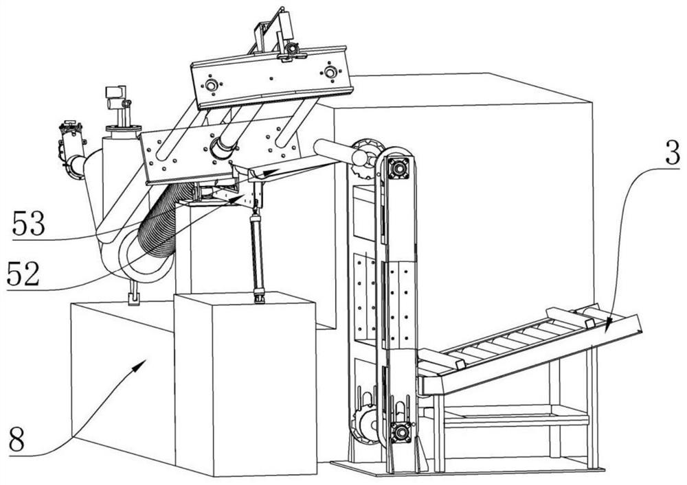 Magnesium alloy rapid melting device and quantitative control discharging system thereof