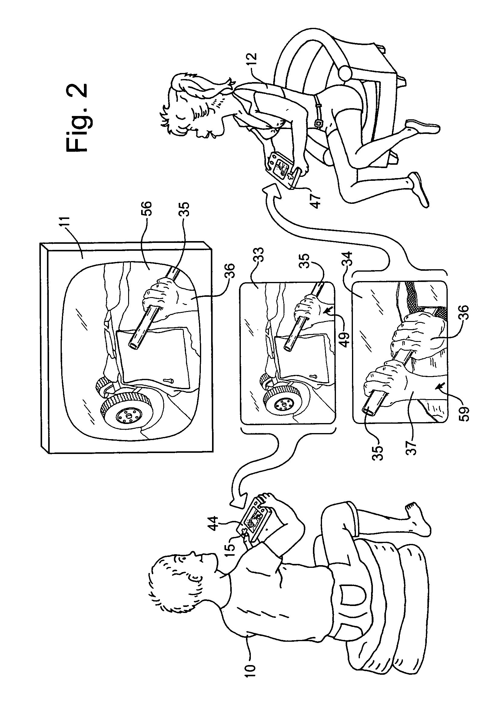 Linked portable and video game systems