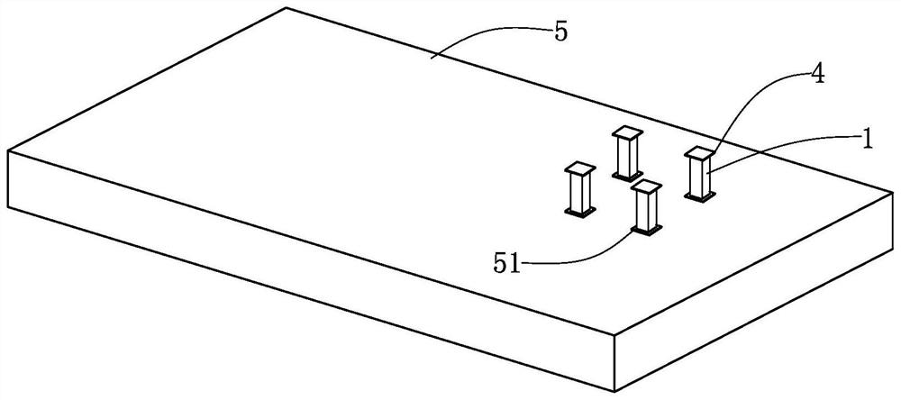 Fabricated support and intelligent hydraulic jacking type mounting method thereof