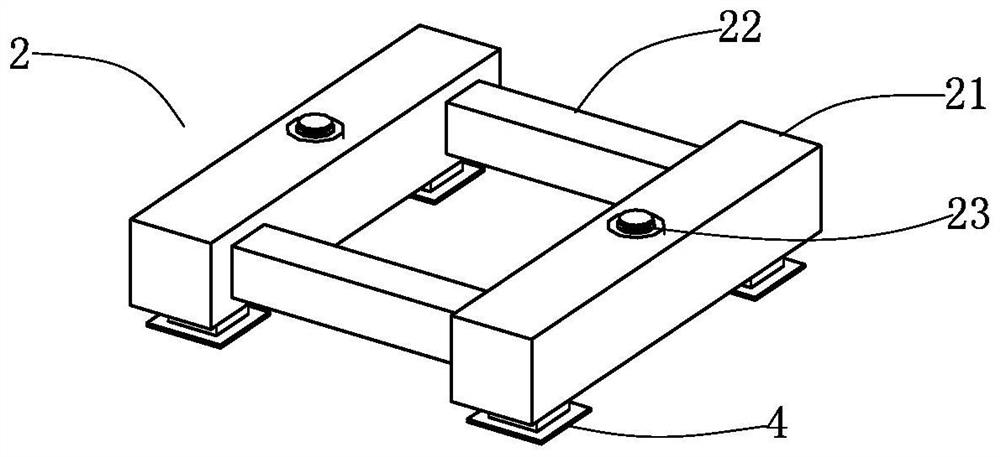 Fabricated support and intelligent hydraulic jacking type mounting method thereof