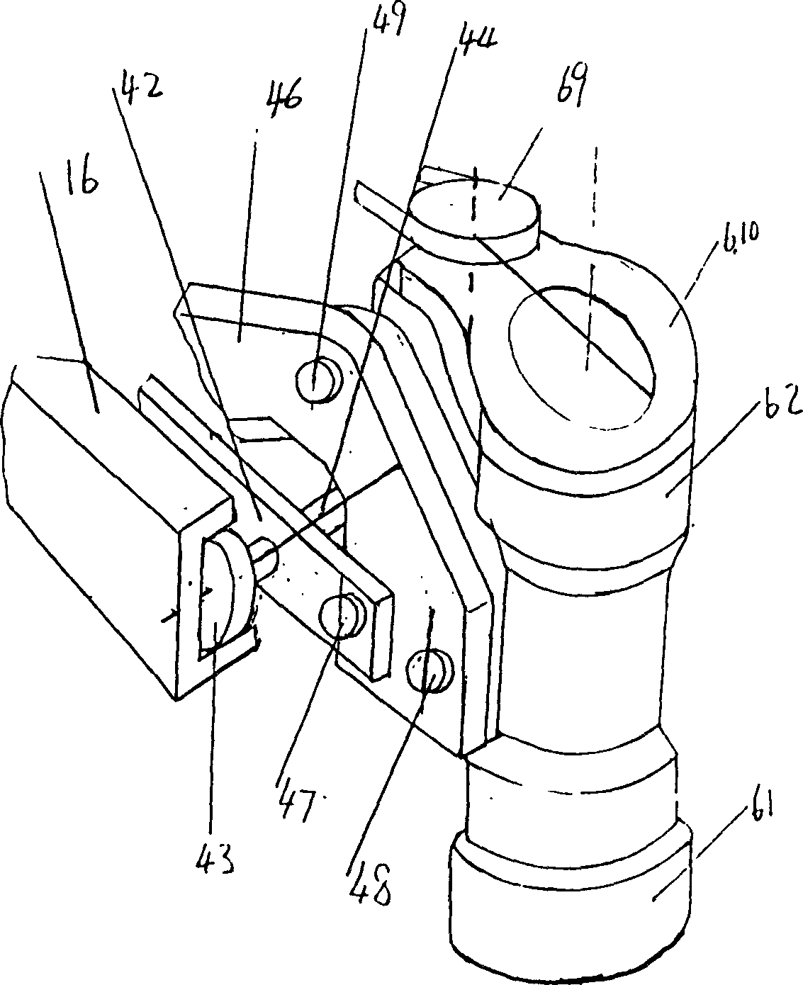 Vertical roller grinding machine for super-fine powder