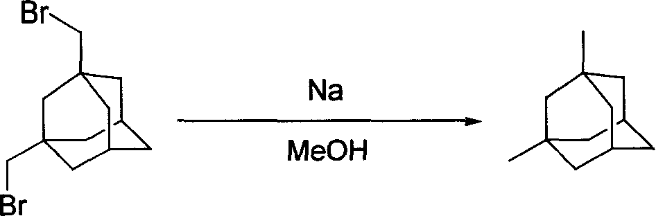 Method for preparing 1,3-dimethyladamantane