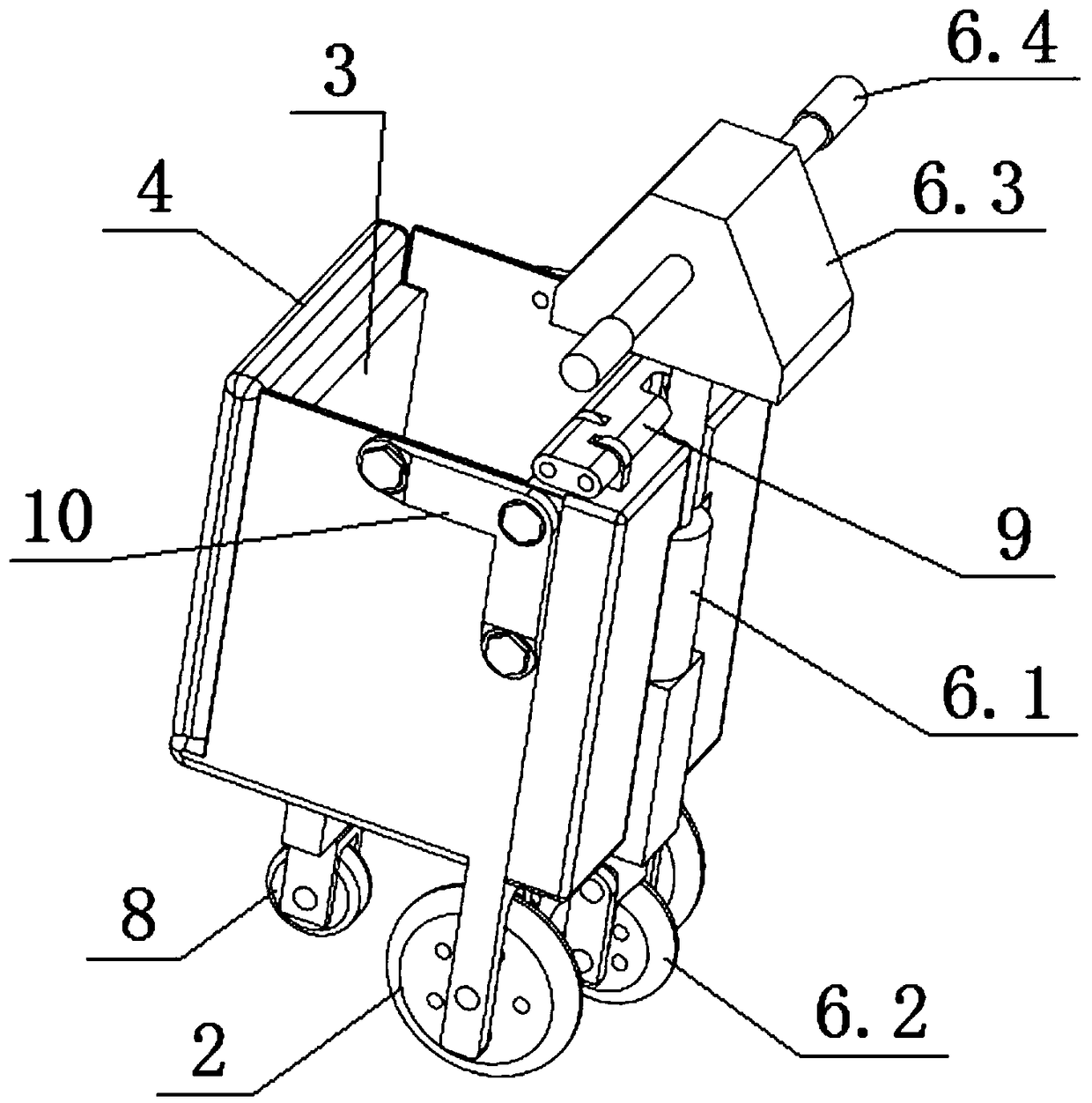 Intelligent luggage case type electric vehicle