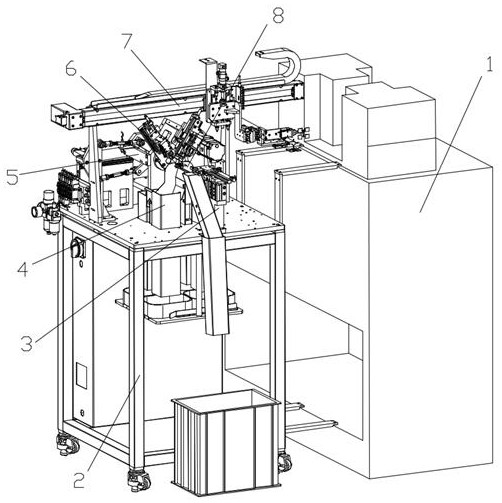 A precision mold injection molding separation equipment