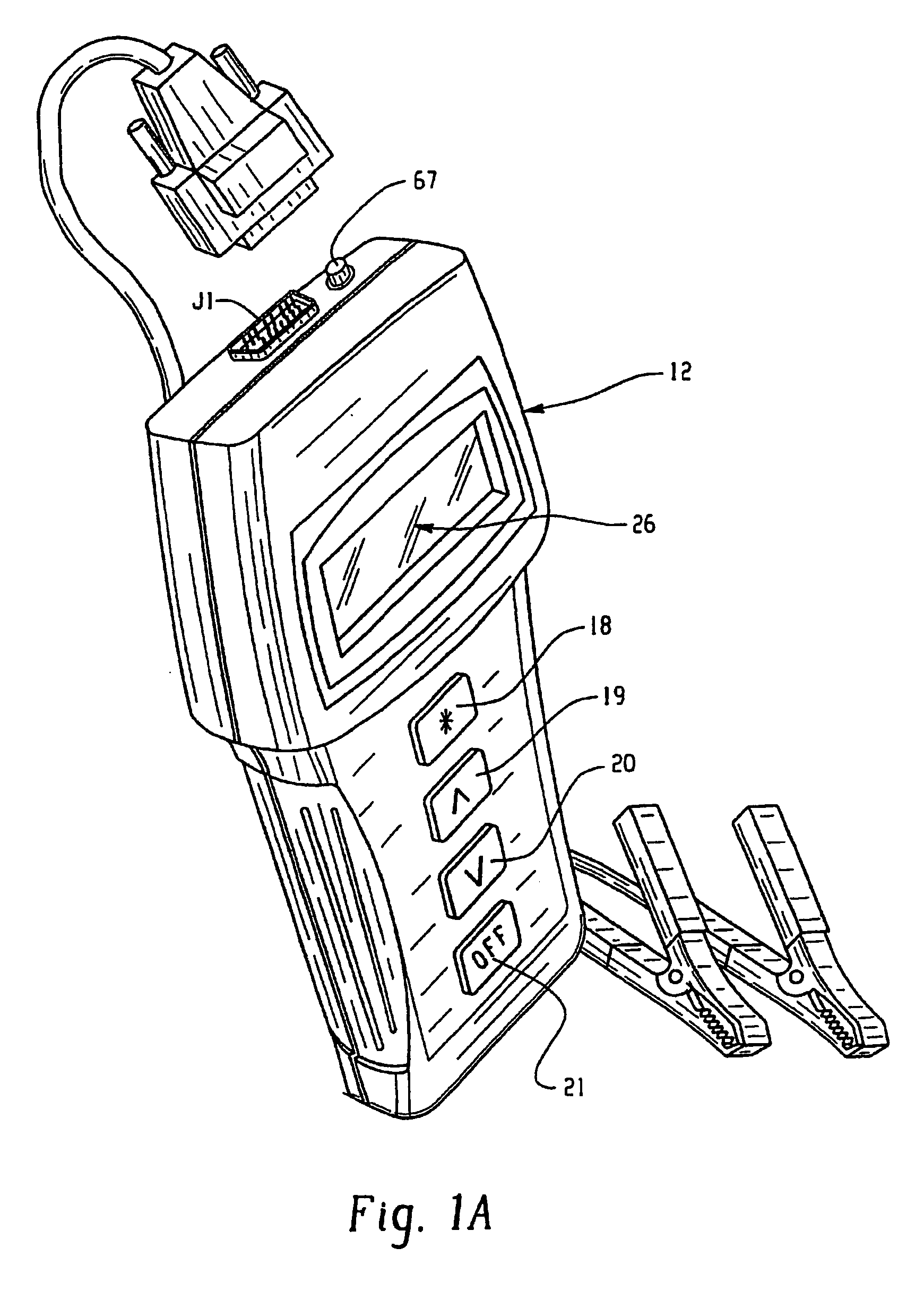 Handheld tester for starting/charging systems