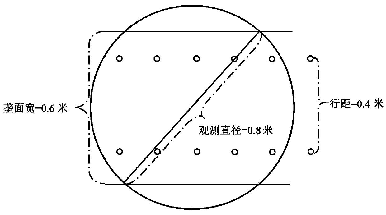 Peanut leaf area index remote sensing monitoring method