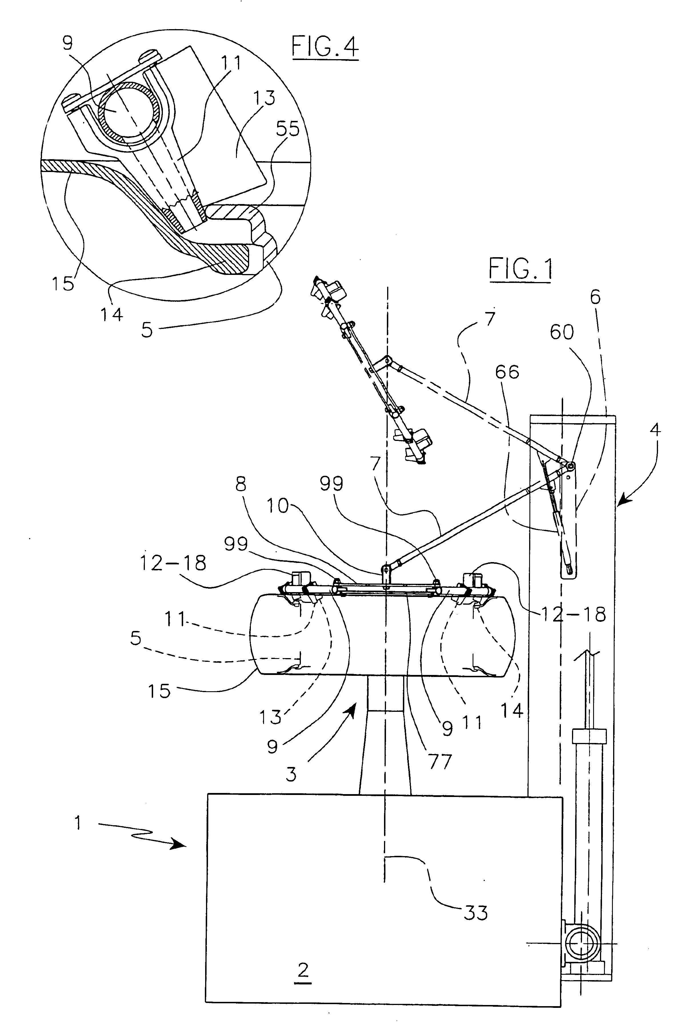 Device for tubeless tire bead engagement and inflation