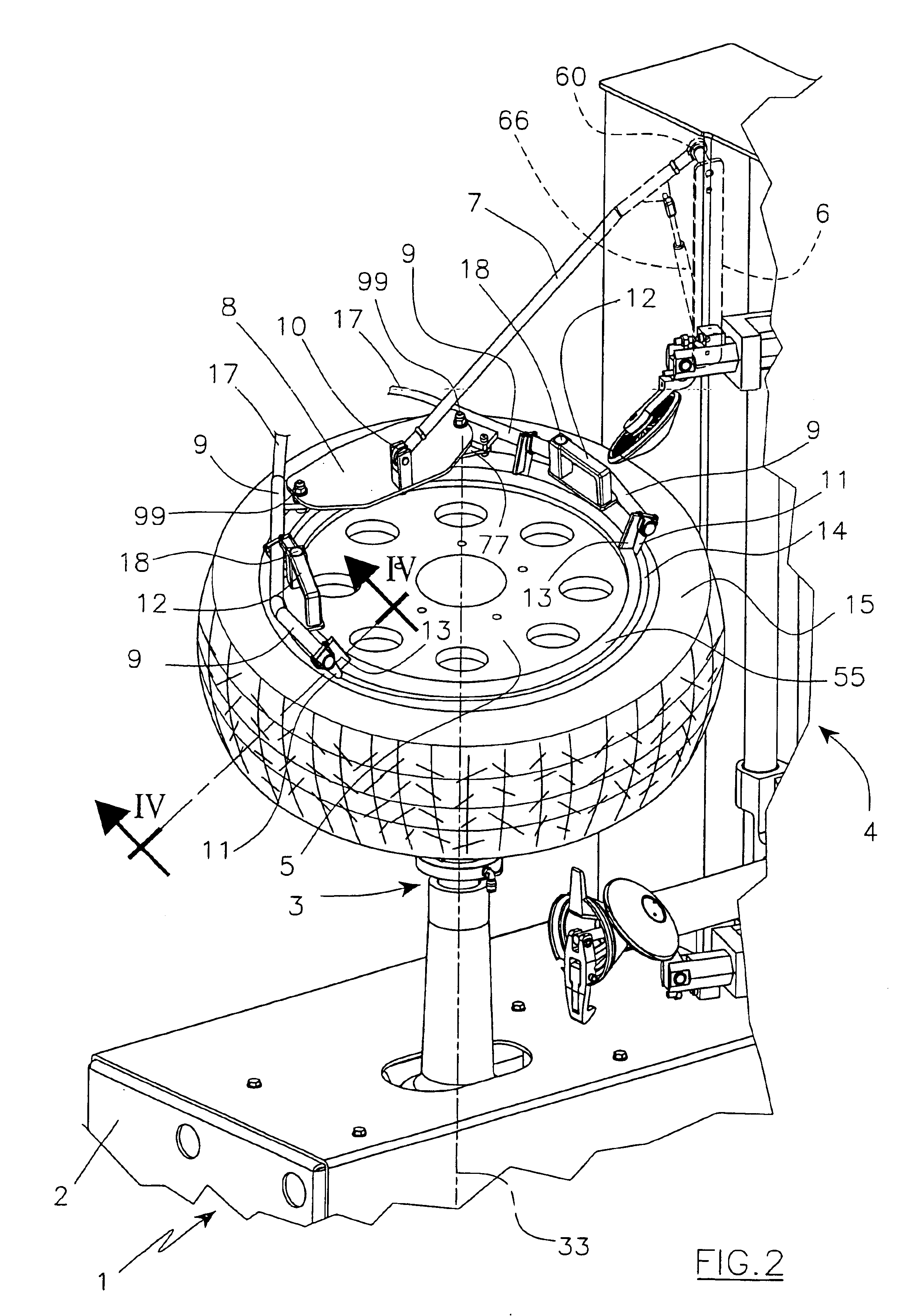 Device for tubeless tire bead engagement and inflation