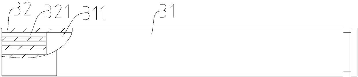 Device and method for removing glass interleaving paper folds