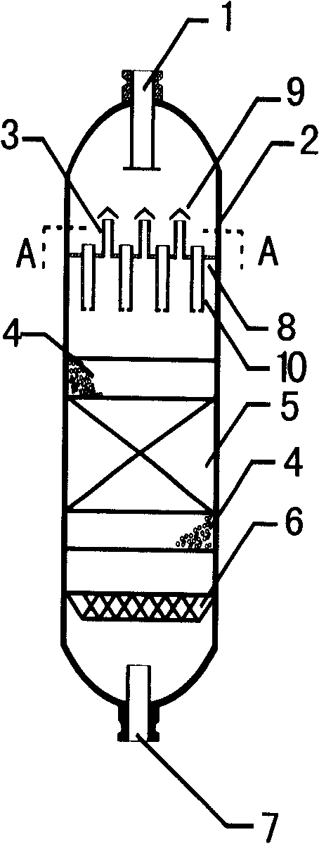 Trickle bed reactor