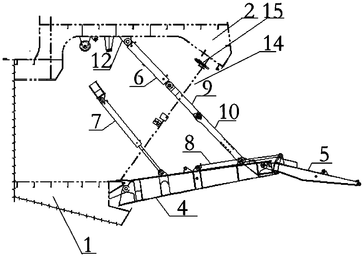 Ship side door structure