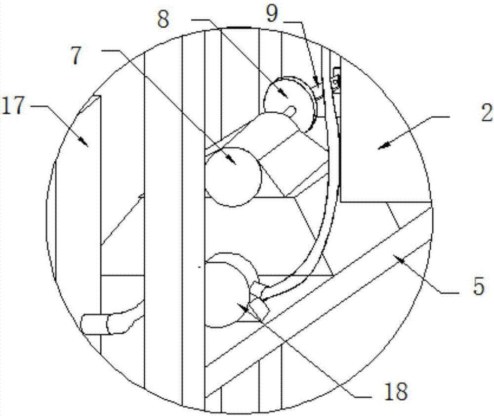 Gravel sand-washing device capable of conducting automatic cleaning