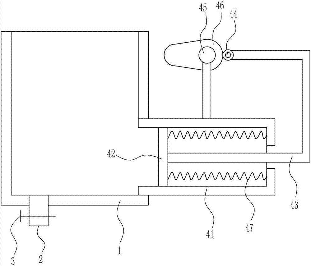 Viscosity adjustment device realizing intermittent graphite feeding and used for printing