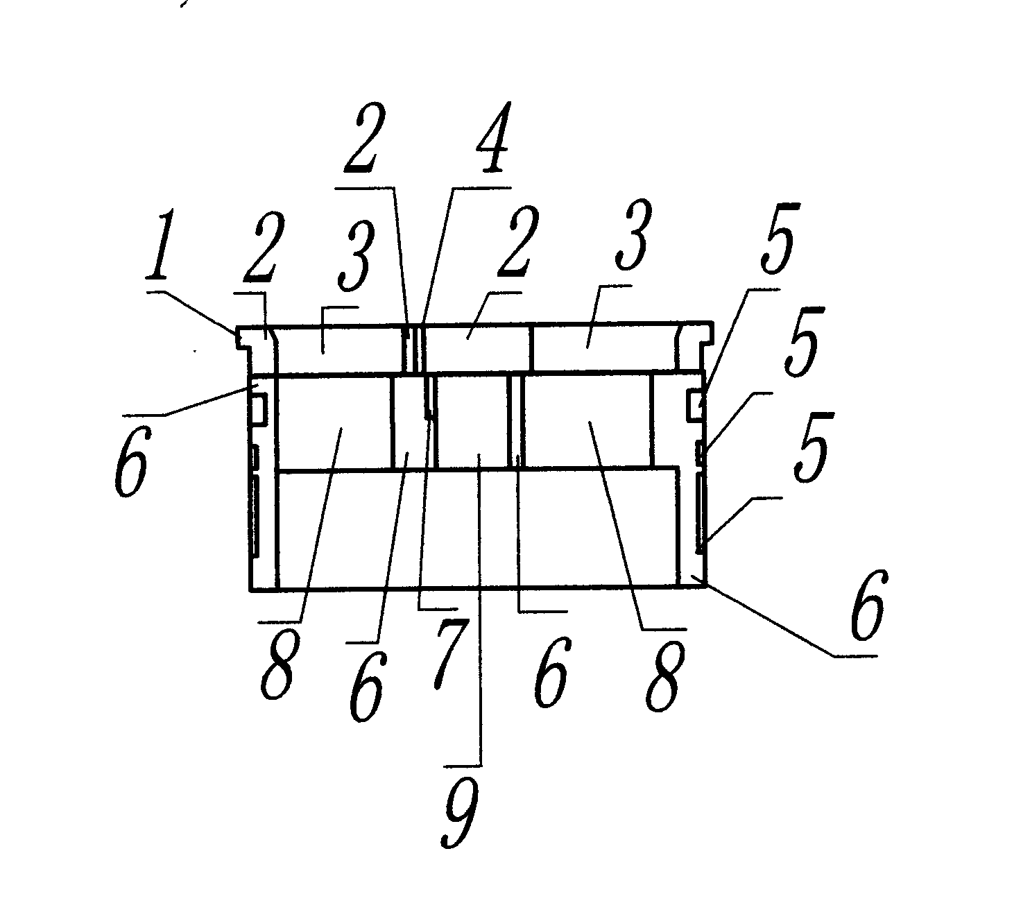 Water-saving valve core of faucet valve water economizer