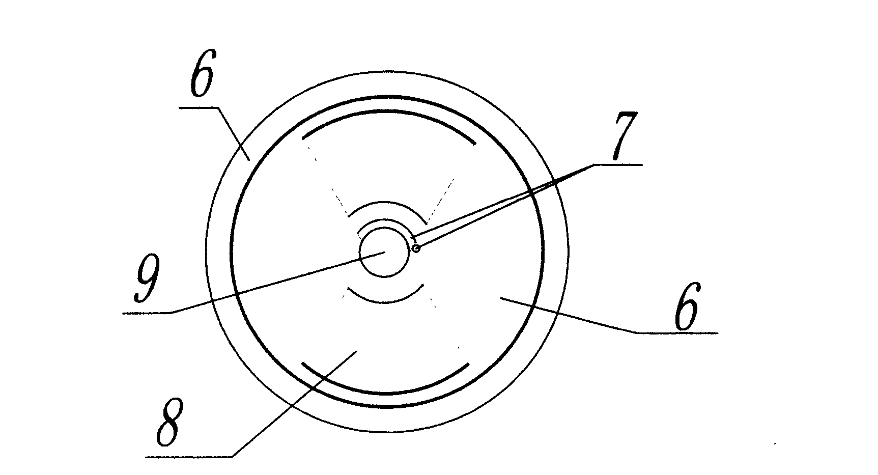 Water-saving valve core of faucet valve water economizer