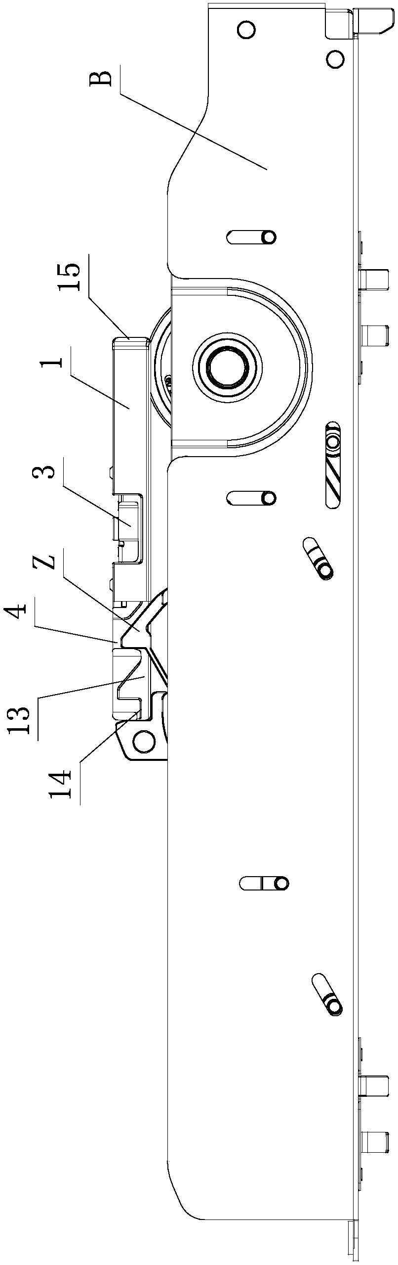 A pre-positioning mechanism for a furniture toggle device