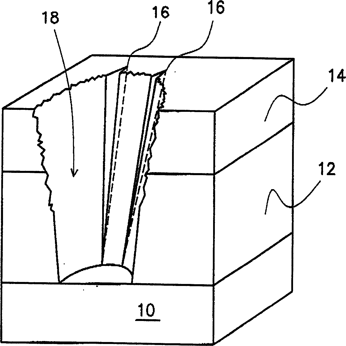 Ion implantation method for generating window on dielectric layer