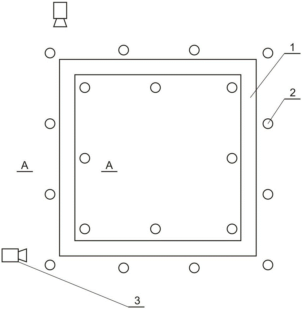 Method for carrying out settlement of underground wall structure by means of high-pressure water guns