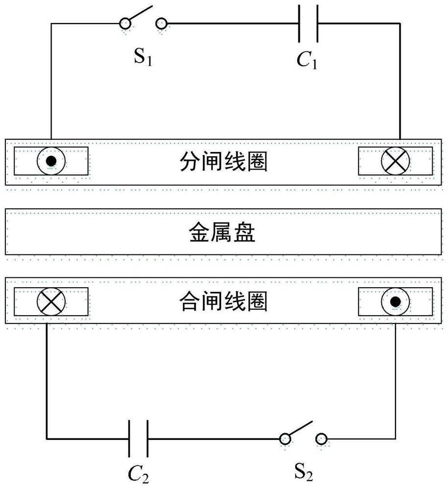 Electromagnetic repulsion mechanism fault monitoring method, system and device and readable storage medium