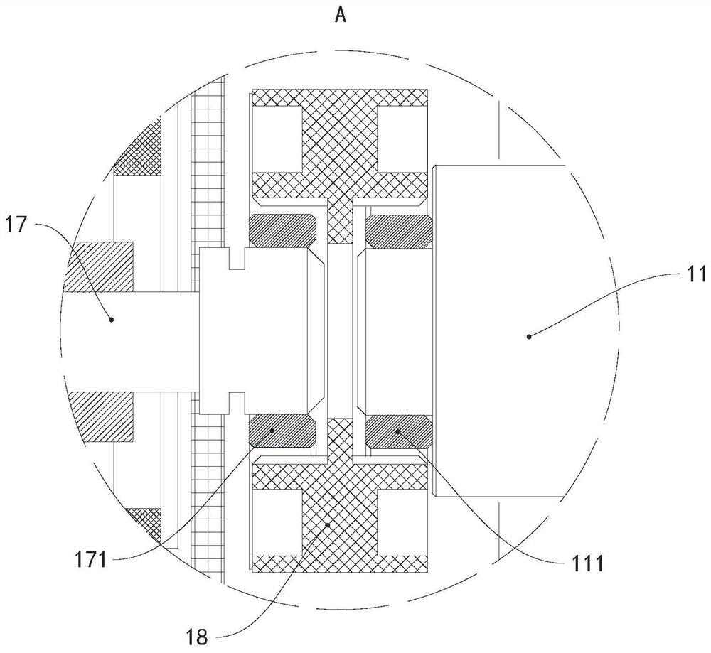 Coupling sleeve assembly, double-shaft type servo motor and automatic equipment