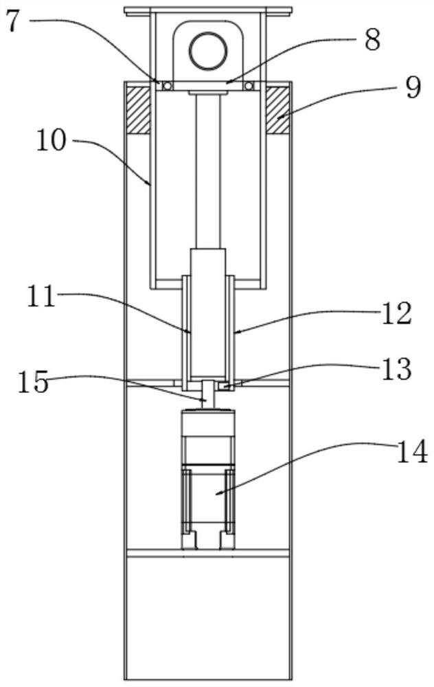 Data probing device based on protection effect of natural reserve