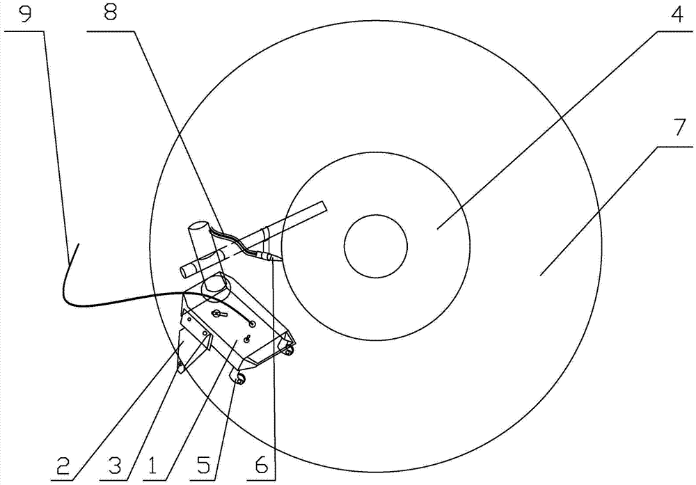 Groove cutting method and cutting equipment for trackless circular part board