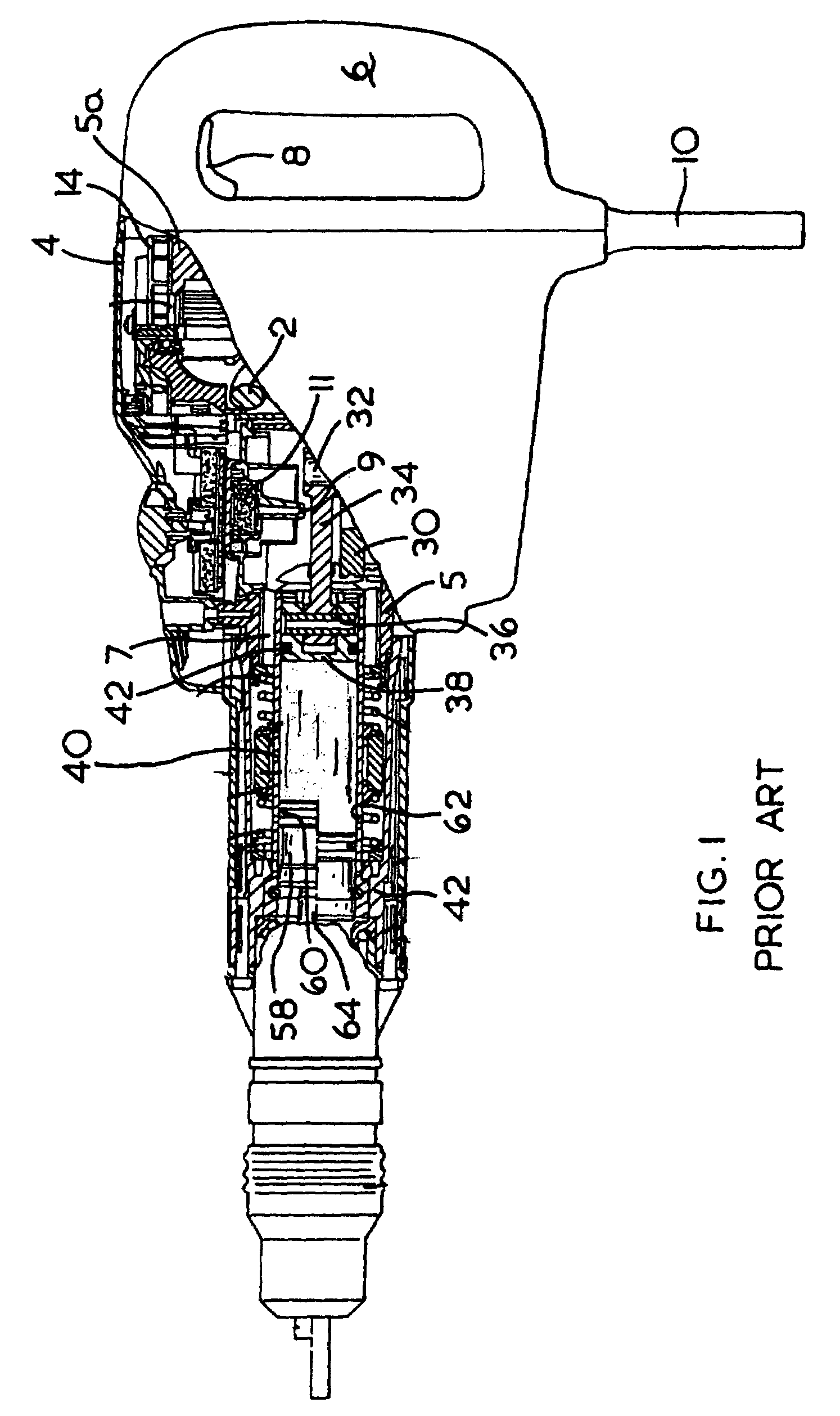 Vibration reduction apparatus for power tool and power tool incorporating such apparatus