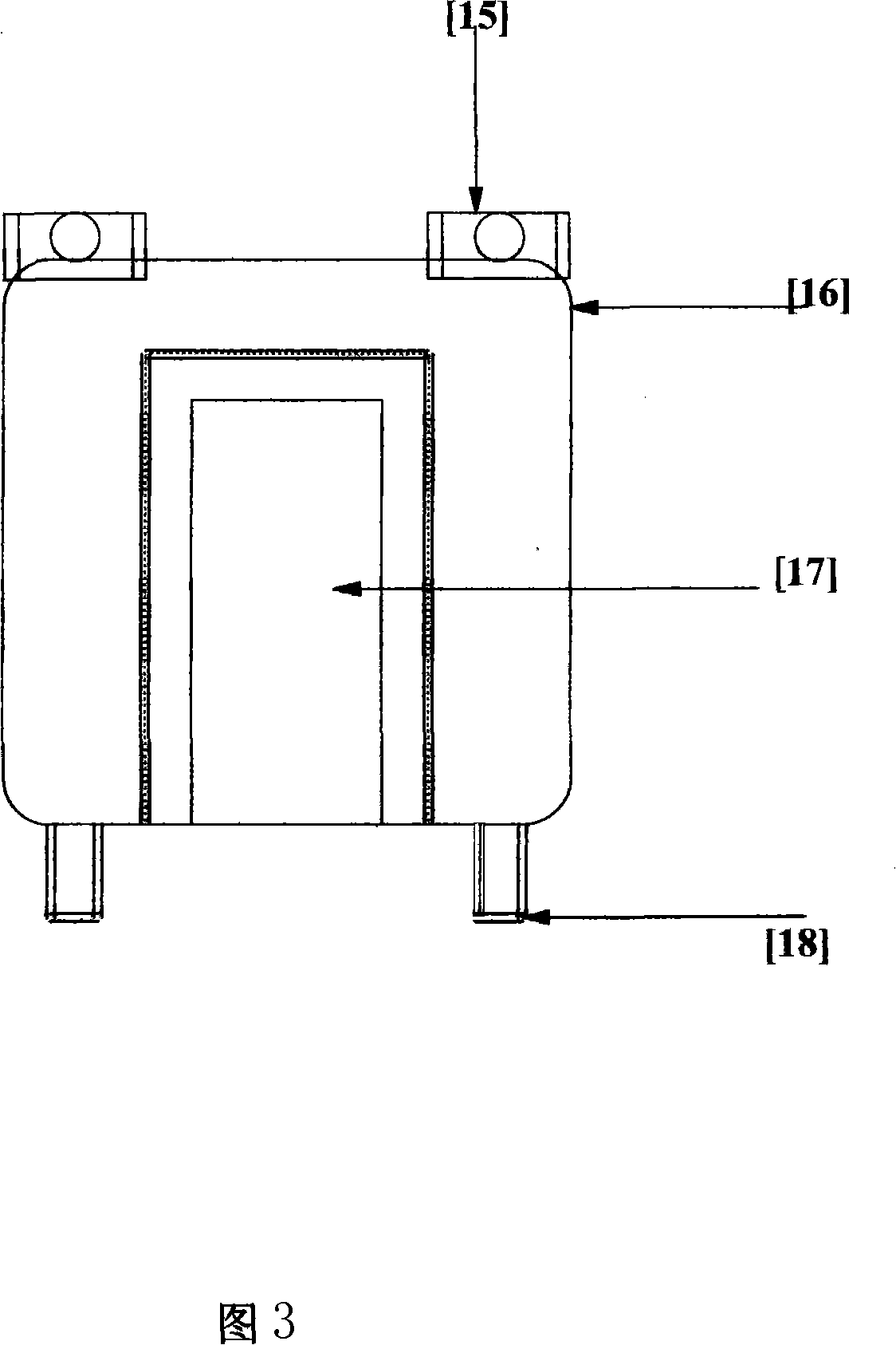 Automatic garbage processing system of passenger compartment of high speed passenger train