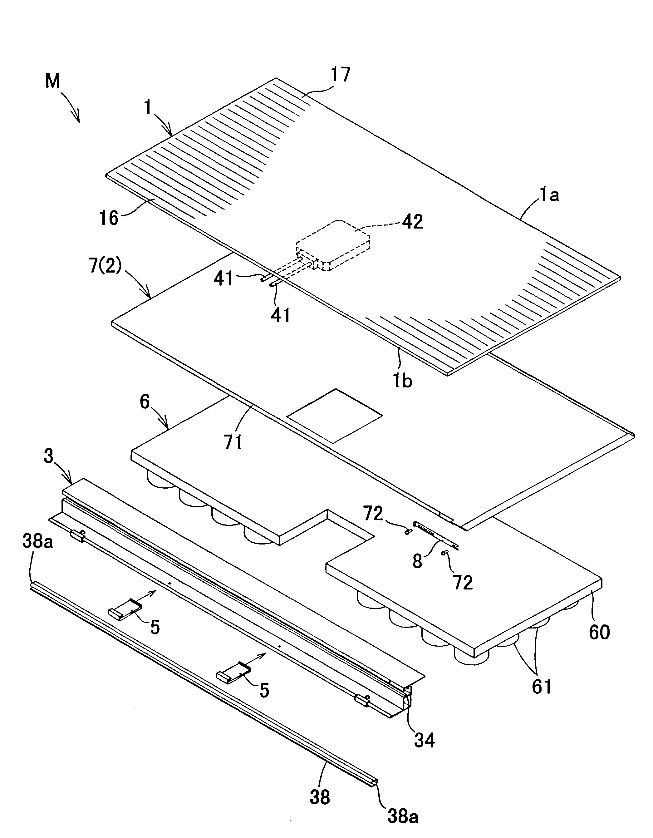 Solar battery module, installation structure for solar battery module, roof with power generating function of the installation structure, and method of installing solar battery module