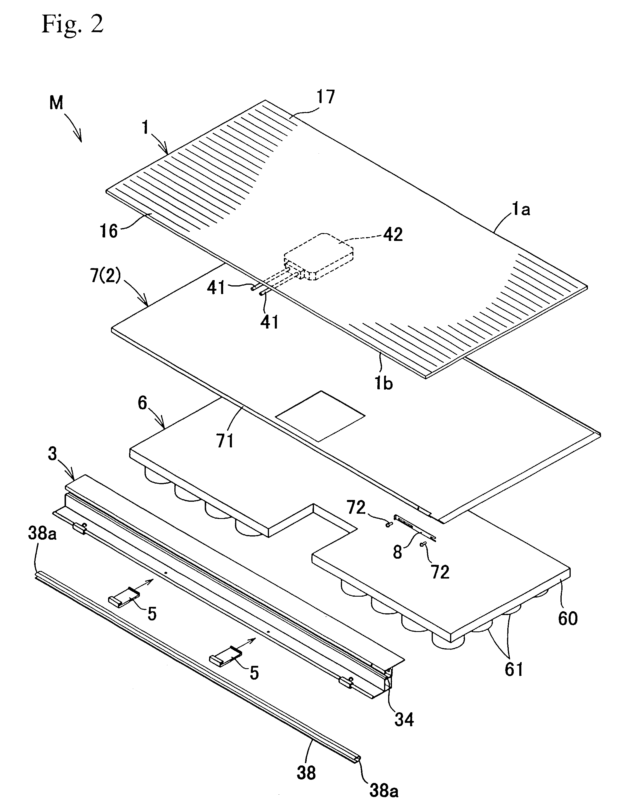 Solar battery module, installation structure for solar battery module, roof with power generating function of the installation structure, and method of installing solar battery module