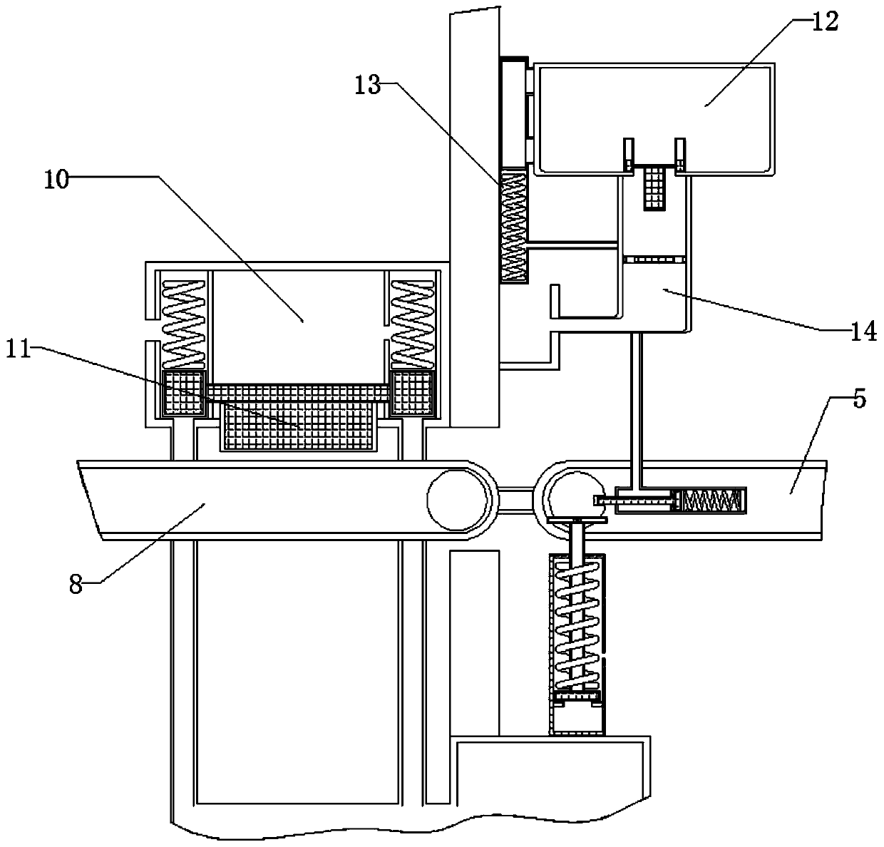 Device for rapidly replacing raw material distillation at high temperature by distillation method