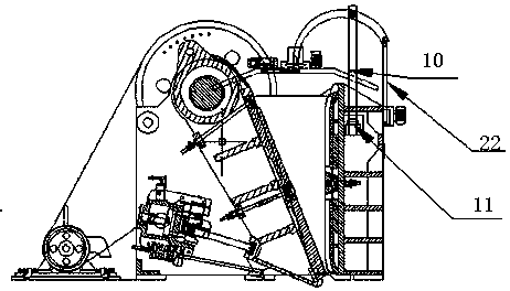 Self-dust-suction crusher