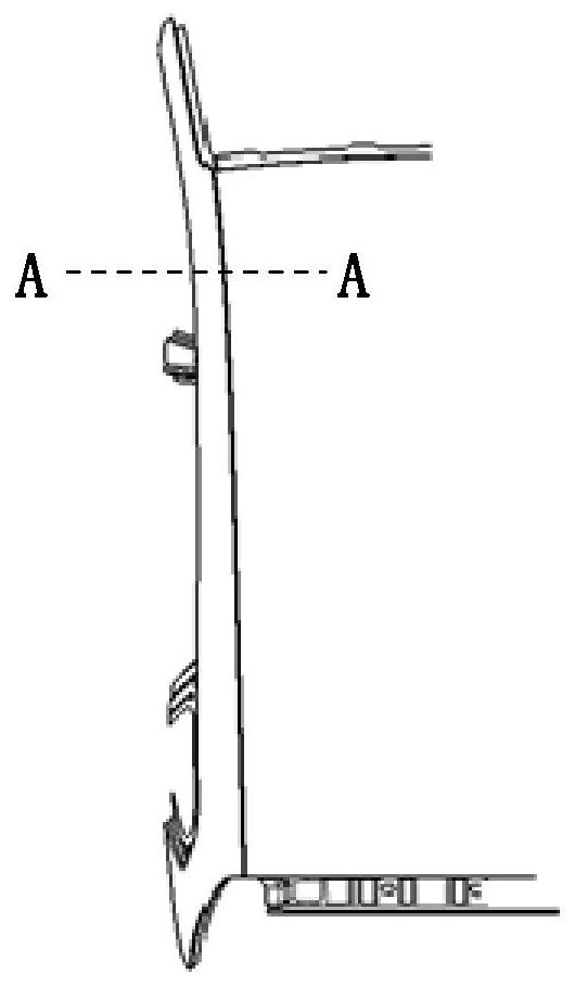 Side turning die for forming lap joint part of automobile top cover and stamping method of side turning die