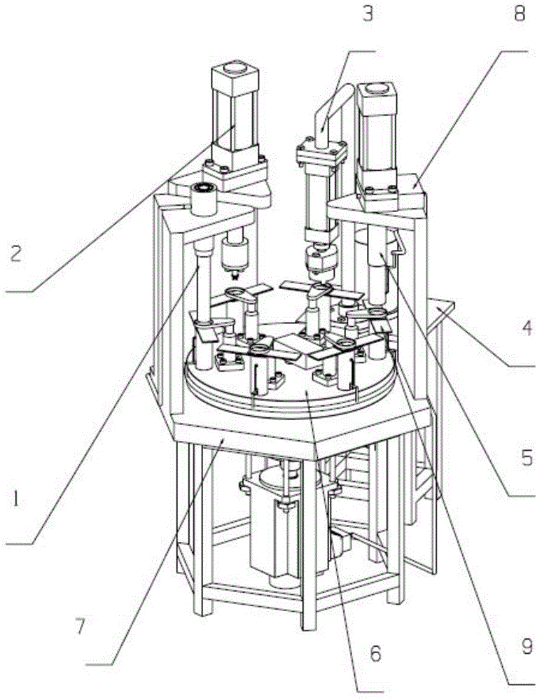 Hot-pressing jointing device for braided fiber reinforced composite plate